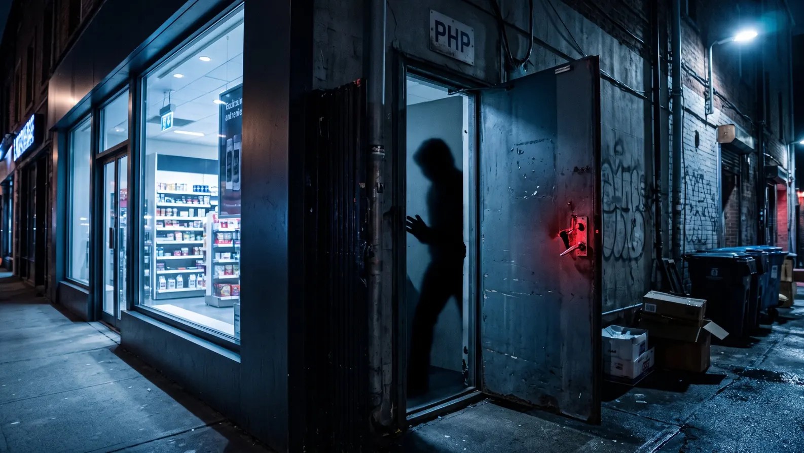 Vulnerabilidad de PHP: puerta trasera con cerradura rota por donde entra un atacante en una tienda